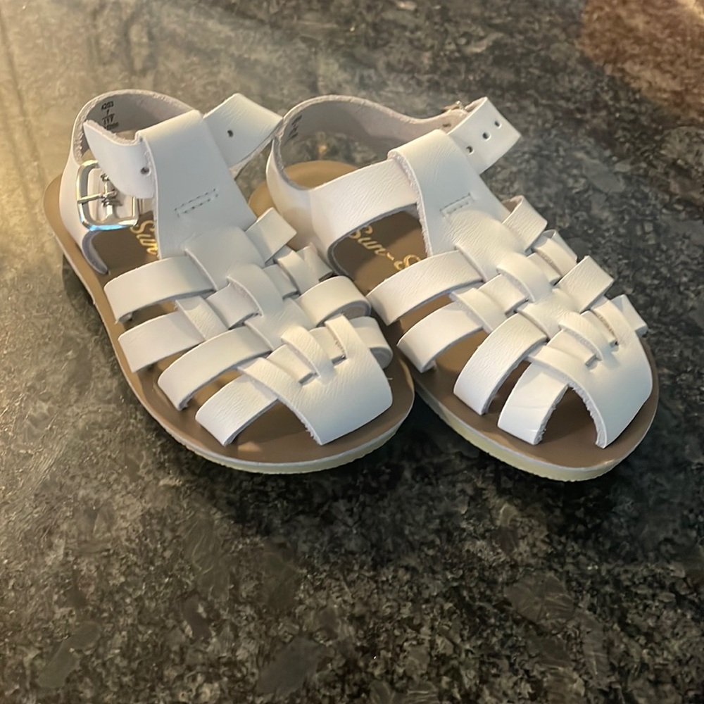 Salt water Sailor Sandals size 7 (toddler)